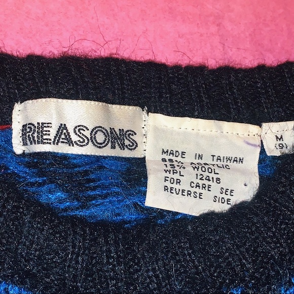 CROPPED 80S VINTAGE SWEATER - Picture 7 of 8